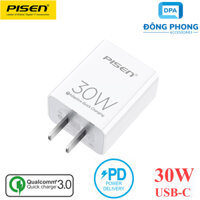 Củ Sạc Nhanh Pisen PD 30W Công Suất Cao Chính Hãng
