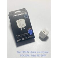 Củ Sạc Nhanh Pisen Quick Teeny 20W PD - Hàng Chính Hãng