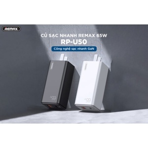 Củ sạc nhanh Remax RP-U50 65W