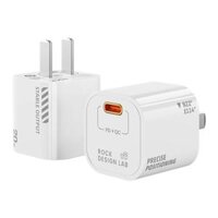 Củ Sạc Nhanh ROCK T86 Sugar Cube Series PD20W Fast Charging