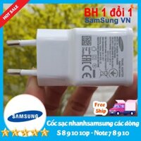 Củ sạc nhanh samsung Galaxy s4/s5/s6/s7/note3/note4/note5/ A3457/J 234567 Chính Hãng Samsung Bảo hành 1 đổi 1 - [QND688]