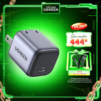 Củ sạc nhanh UGREEN 20W CD318| PD USB C| Sạc nhanh PD3.0 QC3.0 | Công nghệ gan | Bảo hành 18 tháng 1 đổi 1| 15328 90902