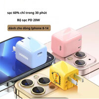 Củ sạc nhanh Ugreen mini PD 20W hỗ trợ sạc nhanh 20W nhiều màu , 1 cổng usb-c (BẢO HÀNH 12T)