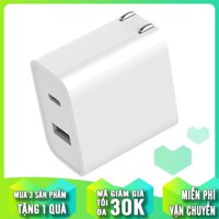 Củ sạc nhanh Xiaomi 1 USB-A Quick Charge 3.0 / 1 USB-C Power Delivery (1A1C) AD16ZM - Max 30W [bonus]