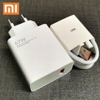 Củ Sạc Nhanh Xiaomi 67w Cho mi 11 11T 12S Ultra Lite 11i Poco F2 F4 X4 Redmi Note10 11 Pro