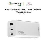 Củ Sạc Nhanh Zadez ZTA4361 PD 65W Công Nghệ GaN