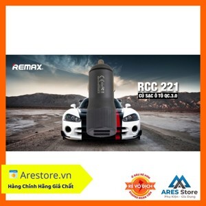 Củ sạc ô tô 2 cổng USB Remax RCC221