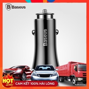 Củ sạc ô tô 2.4A 2 cổng USB Remax RCC-219