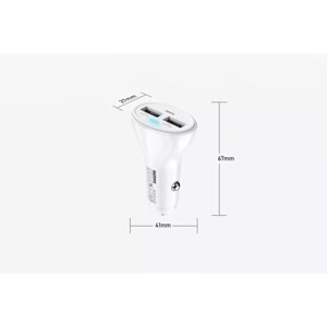 Củ sạc ô tô 2USB Remax RCC 224