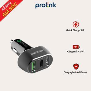 Củ sạc ô tô 3 cổng Prolink PCC34201 42W