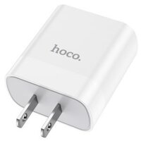 Củ sạc PD 20W Hoco C80 2 cổng ( USB + Type-C ) sạc nhanh tối đa 3A, Q.C 3.0