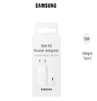 Củ Sạc Samsung Power Adapter 15W Type C PD EP-T1510 - Hàng Chính Hãng - Trắng