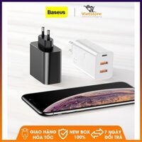 Củ sạc siêu nhanh Baseus công xuất 60W Sạc Nhanh Quick Charge 4.0  3.0  2 cổng USB Đa Năng Sạc Cho iPhone Xiaomi Samsung