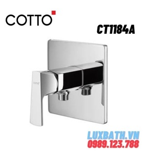 Củ sen tắm âm tường Cotto CT1184A