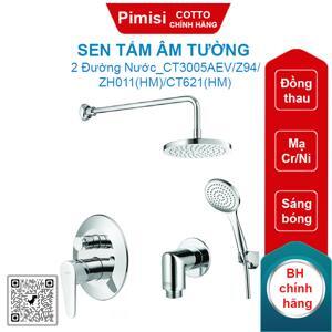 Củ sen tắm nóng lạnh Cotto Next I CT3005AEV