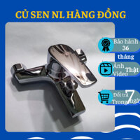 Củ sen tắm nóng lạnh hàng đồng, bộ vòi hoa sen nóng lạnh củ đồng cao cấp, sen tắm nóng lạnh đồng mạ xi bóng bền bỉ