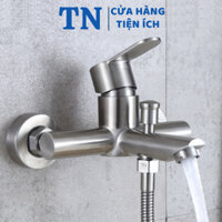 Củ sen tắm nóng lạnh trắng mờ kiểu tròn mờ inox 304 cao cấp siêu bền, chống gỉ QM.CS01