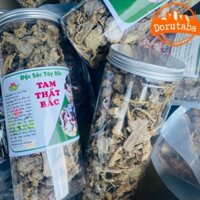 Củ tam thất bắc rừng Hà Giang thái lát sấy khô từ tam thất tươi. Củ tam thất hoang nguyên chất nghiền bôt, ngâm mật ong