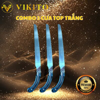 Cưa cầm tay, cưa gỗ TOP lưỡi trắng có răng cưa được mài 3D và tôi nhiệt