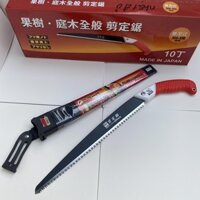 Cưa cắt cành cây cầm tay nhật bản 350mm đen, lưỡi cưa dự phòng