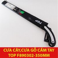 Cưa cây cưa gỗ cầm tay 350mm Top - F890302 (có bao đựng) [bonus]