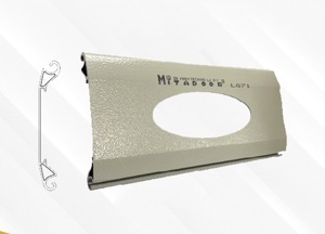 Cửa cuốn nhôm Mitadoor siêu thoáng LG71