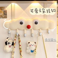 Cửa Đám Mây Móc Phía Sau Không Đục Lỗ Treo Tường Dính Móc Ký Túc Xá Tủ Quần Áo Túi Móc Treo Quần Áo Kệ Bảo Quản Hàng Móc 3.5 LYDE