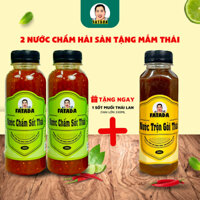 [Của Đầu Bếp Thái] Combo 2 chai nước chấm hải sản tươi sống, chuẩn vị Thái [TẶNG MẮM THÁI] | FATADA