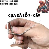 Cựa gà số 7 - Cựa Gãy  - Full Size Tre Nòi - THÉP CỨNG