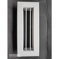 Cửa gió nan thẳng, miệng gió nan thẳng, nan bầu dục kt chờ 20x5cm, chất liệu nhôm sơn tĩnh (Cửa gió điều hòa, miệng gió)