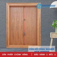 Cửa Gỗ Công Nghiệp MDF Veneer Cửa Sổ 2 Cánh Siêu Bền Đẹp - SaiGonDoor