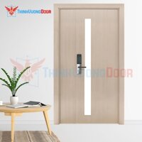 Cửa Gỗ MDF Cao Cấp Melamine 2P1G1 (Gồm: Khung, Cánh, Nẹp) Độ Bền Cứng Cáp, Tuổi Thọ Dài, Chống Cong Vênh - Thinhvuongdoo