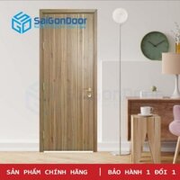 Cửa Gỗ Nhà Tắm Sgd Cua Go Mdf Melamine P1r2-4 ( Bao Gồm: Khung, Cánh, Nẹp)-  SAIGONDOOR