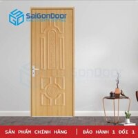 Cửa Gỗ Nhà Tắm SGD HDF Veneer 18 Ash (Bao Gồm: Khung, Cánh, Nẹp) - SAIGONDOOR
