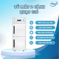 [CỬA HÀNG CHÍNH HÃNG] Tủ mát công nghiệp 2 cánh lạnh quạt gió Fushimavina FSM-TMQ500 Dung tích 600L