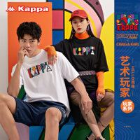 Cửa hàng được đề xuất: Áo thun ngắn tay hợp tác nghệ sĩ Kappa thiết kế nam nữ giản dị tay ngắn K0BX2TD39D 1105