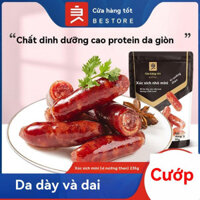 Cửa hàng tốt Mini xúc xích nhỏ 235g hương vị nướng than nhỏ gói lưới Red Dachshund ăn liền