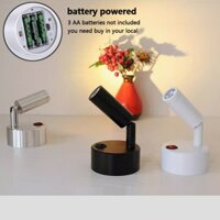 Cửa hàng trang sức LED đèn chiếu sáng nhỏ gắn trên bề mặt tiết kiệm năng lượng mini đơn giản phổ thông siêu sáng 3W đèn chiếu sáng cửa hàng đèn pin không dây