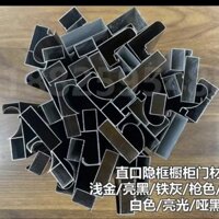 Cửa Jinggang cạnh ẩn khung cửa tủ nhôm cửa kính tùy chỉnh tấm thép pha lê