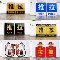 Cửa kính acrylic cửa trượt miếng dán cửa tấm cửa trượt Thông báo Bảng chữ post-it ghi chú bảng hiệu cửa kéo nhãn dán acrylic kính trượt cửa nhãn dán số cửa trượt d