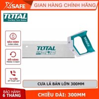 Cưa lá bản lớn Total THT59126B | Cưa cầm tay 300mm Độ dày 0.8mm lưỡi cưa thép cao cấp, không cong, răng cưa chịu nhiệt