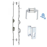 [Cửa lùa trượt ] Bộ khoá cửa đi lùa cửa nhựa lõi thép UPVC 1680