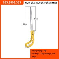 Cưa mini cán vàng cầm tay - cưa nhỏ gọn dễ sử dụng