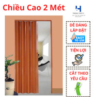 Cửa Nhựa Xếp, Cửa Lùa Nhà Tắm Kích Thước 70x2M, 80x2M, 1Mx2M - Hỗ Trợ Kích Thước Theo Nhu Cầu