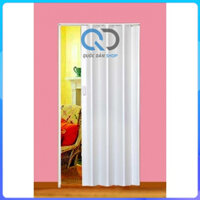 Cửa nhựa xếp màu trắng xám  - Hàng Cao Cấp 0.8mx1.8m và 1mx2m