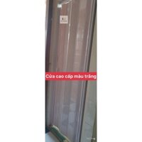 CỬA NHỰA XẾP MÀU TRẮNG XÁM CAO CẤP 0.8X1.8m - 1mx2m
