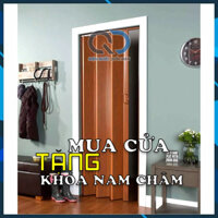 Cửa Nhựa Xếp Nhà Tắm 1m x 2m Giá rẻ, Bền, Vân cửa đẹp