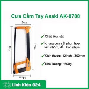 Cưa sắt cao cấp Asaki AK-8788 (12")