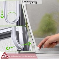 Cửa sổ có rèm nam châm Lưới Chống Muỗi Nam Châm Điều Chỉnh Được Lưới Chống Muỗi Cho Cửa Sổ Rèm Cửa Sổ Dạng Lưới Từ Tính