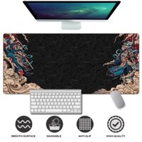 Cửa Thần Mousepad Mở Rộng Mousepad Chơi Game Lớn Miếng Lót Chuột Khâu Cạnh Bàn Di Động Bàn Làm Việc